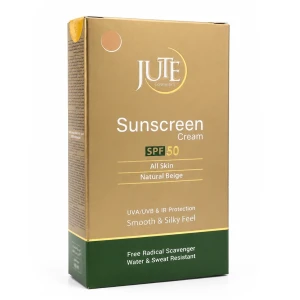 کرم ضد آفتاب SPF50 بژ طبیعی انواع پوست ژوت